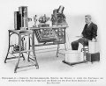 Einhovenův první elektrokardiograf, vybavený strunovými galvanometry<br />
